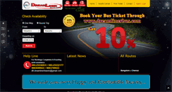Desktop Screenshot of dreamlinerbus.com
