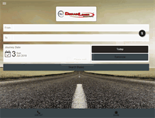 Tablet Screenshot of dreamlinerbus.com
